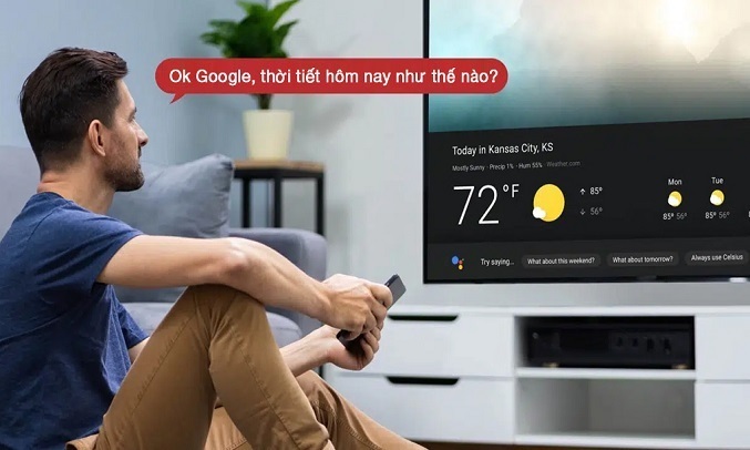 Smart Tivi TCL 4K 55P638 55 inch Google TV - ảnh mô tả