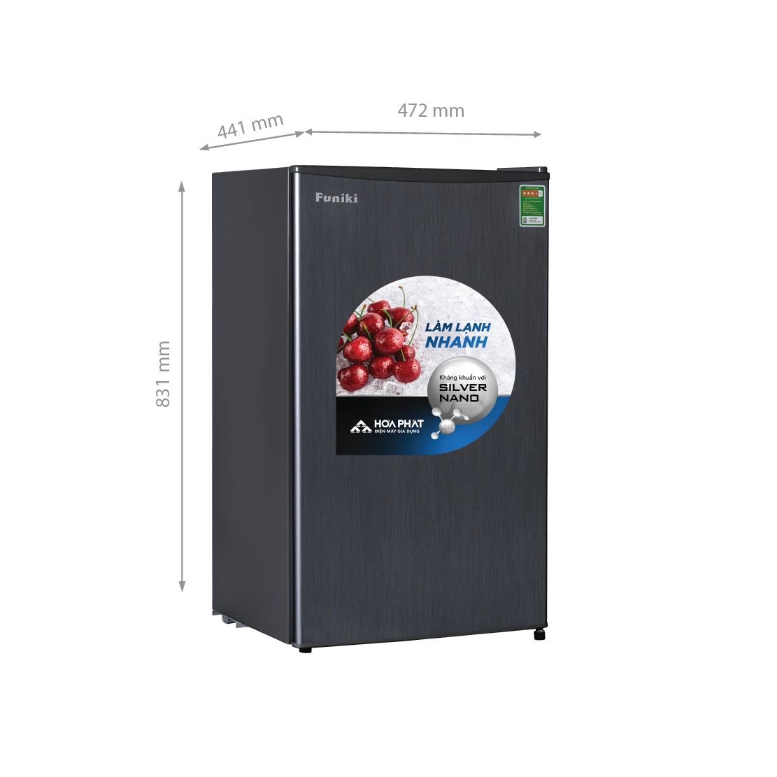 Tủ lạnh Funiki 90 lít FR-91DSU - ảnh 2