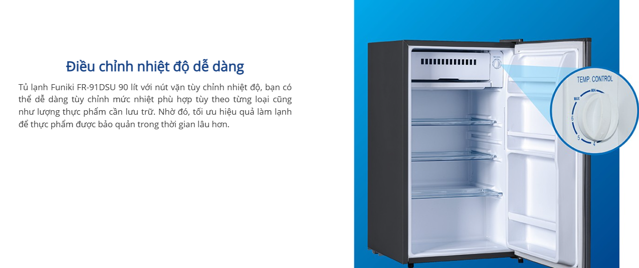 Tủ lạnh Funiki 90 lít FR-91DSU - ảnh mô tả