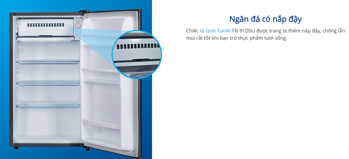 Tủ lạnh Funiki 90 lít FR-91DSU - ảnh mô tả
