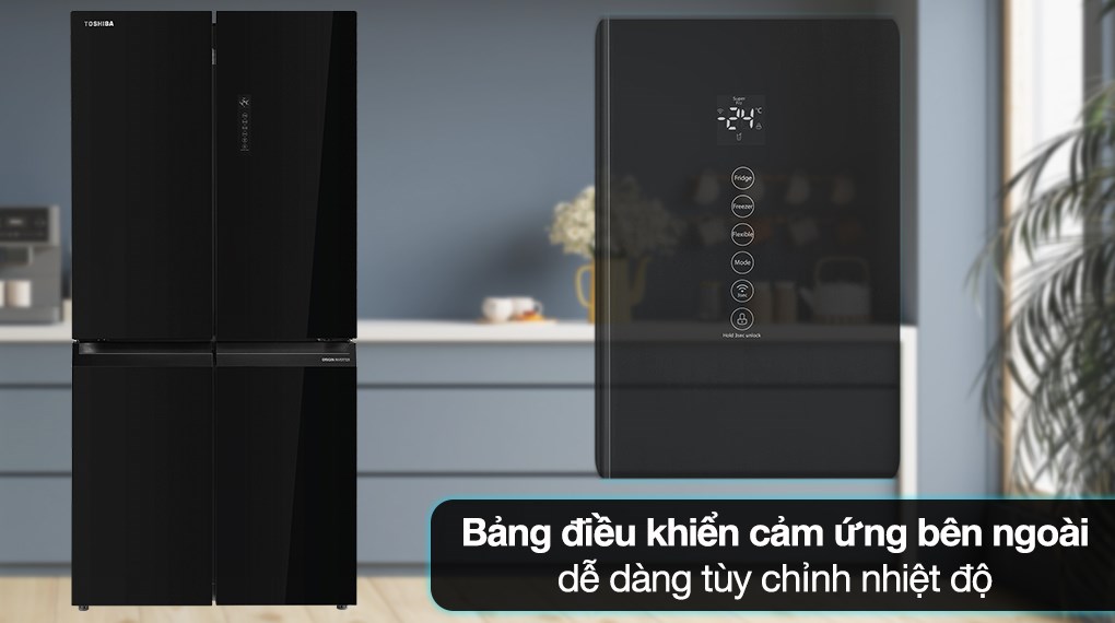 Tủ lạnh Toshiba Inverter 474 lít Multi Door GR-RF611WI-PGV(22)-XK - ảnh mô tả